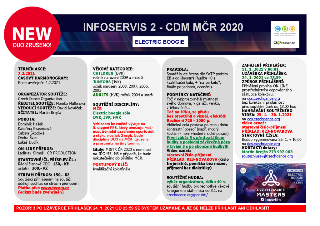 CDM MČR 2020 ONLINE EB infoservis